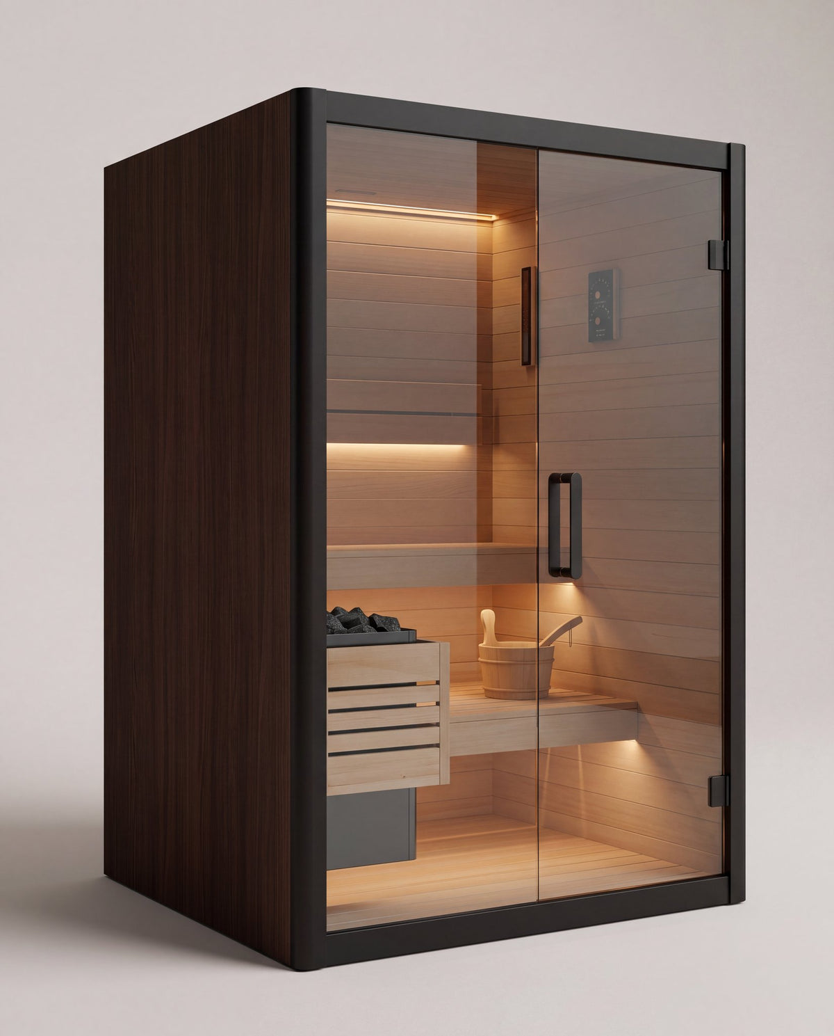 Peakspan SN-96128(AU)-1350 Finnish Sauna — 2 Person — Studio hero, Peakspan