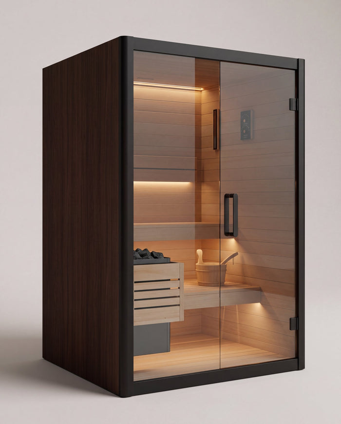 Peakspan SN-96128(AU)-1350 Finnish Sauna — 2 Person — Studio hero, Peakspan