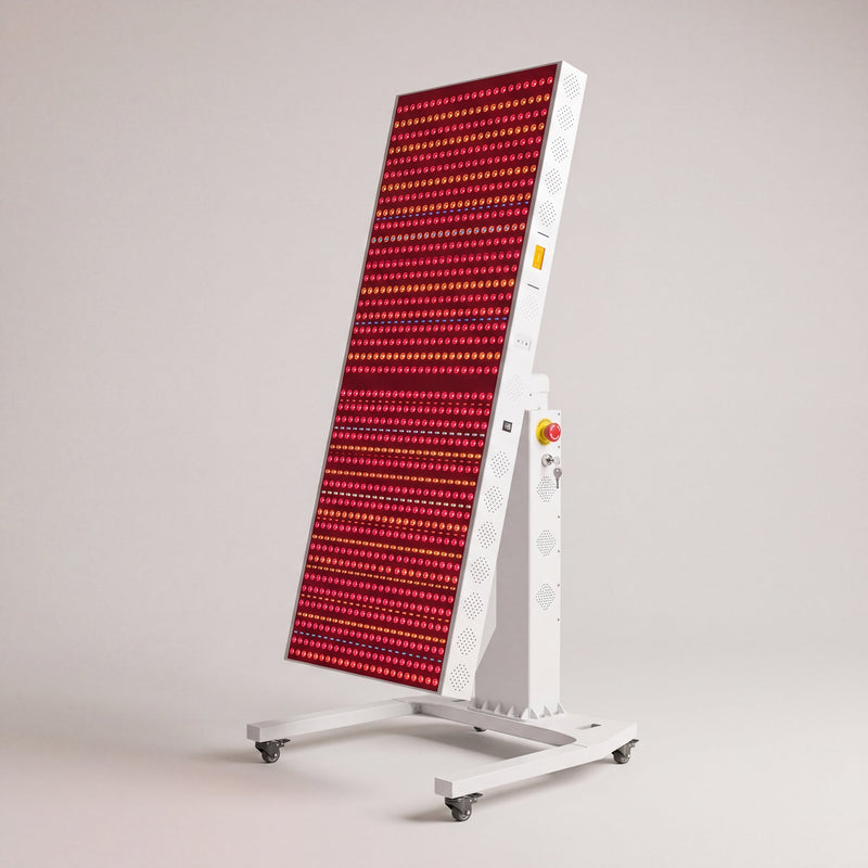Peakspan RLPRO2000L Red Light Panel — Full Body, Floor Stand — Studio hero, Peakspan