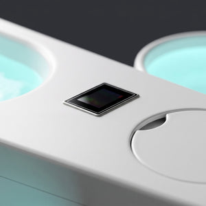 Peakspan YG-20-G8 All-In-One Ice Bath — Dual Zone — Macro detail, Peakspan